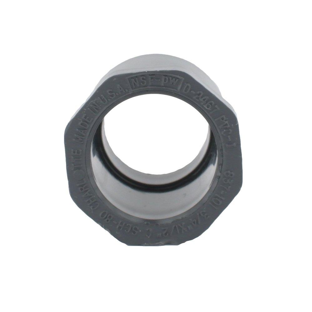 Grey PVC Schedule 80 Bushing 