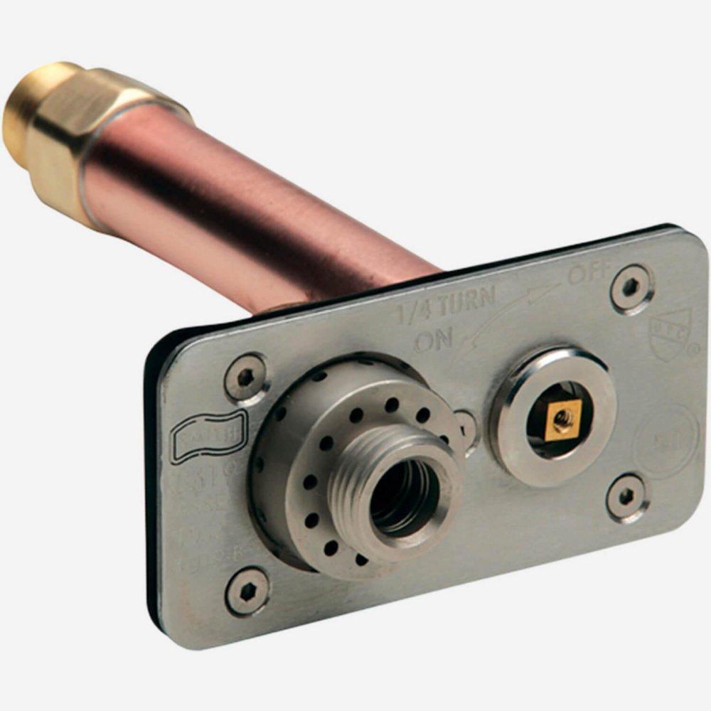 Jay R. Smith Bronze Bronze 1/2 x 3/4 in. FNPT and MNPT x GHT Wall Hydrant 