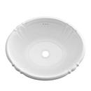 17-5/8 x 14-1/2 in. Oval Drop-in Bathroom Sink in White