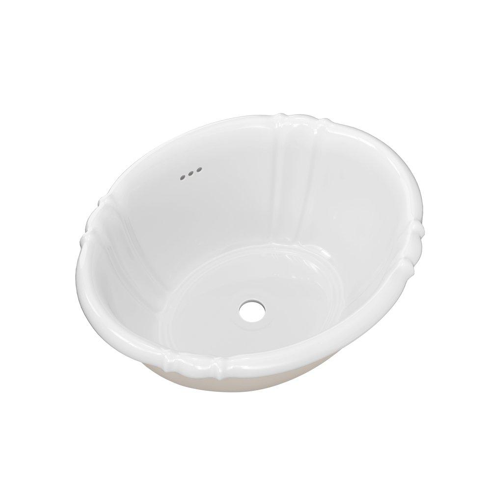 PROFLO&reg; White Drop-in Basin 