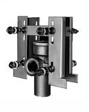 Compact Fixture Support for Siphon Jet Water Closets