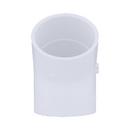White PVC Schedule 40 45&deg; Elbow 