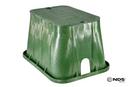 NDS Green 14 in. Polyolefin ICV Corrugated Valve Box with Overlapping Cover 