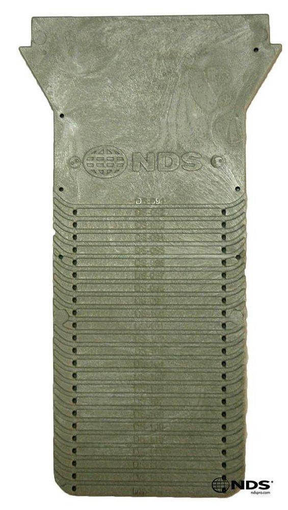 NDS Grey Plastic Drain End Cap 