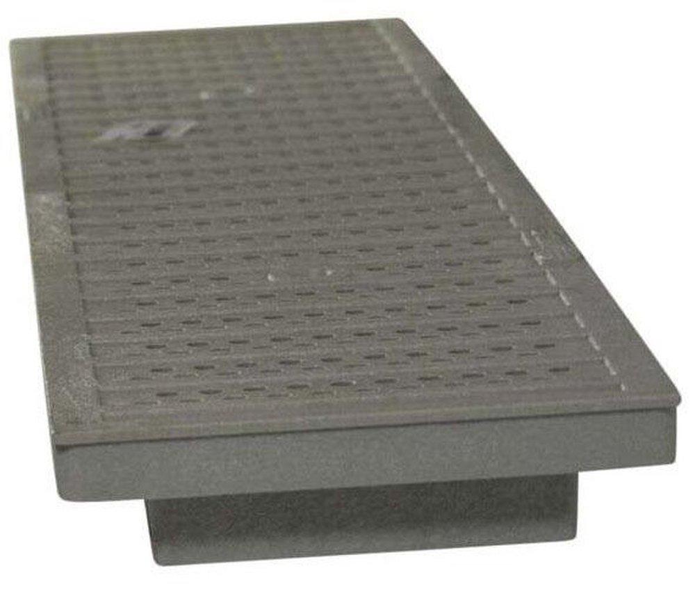 NDS Light Grey Plastic Perforated Channel Grate 