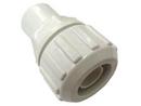 NDS White Spigot x CTS Straight SDR 7 PVC Compression Adapter with Steel Gripper 