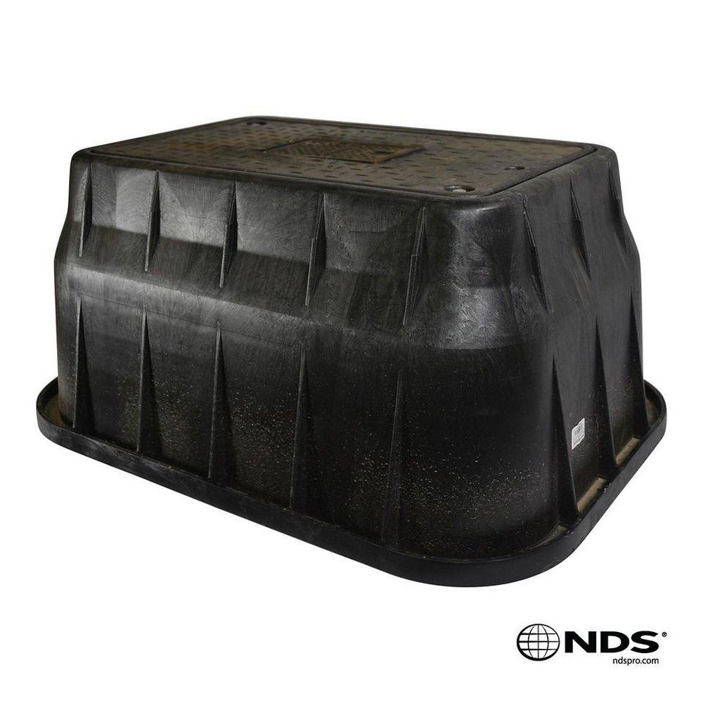 NDS Black Box Meter Cover with Cast Iron Ring 