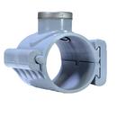 NDS Grey 3 in. FIPT PVC Saddle 