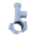NDS Grey Hot/Wet Tap PVC Saddle for 1-1/2 in. and 2 in. PVC Pipes Service Lines 