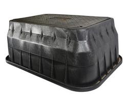 30 in. Bolt Down Drop-In with Cast Iron Reader Cover for Water Meter