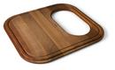 20-11/16 in. Stainless Steel and Wood Cutting Board