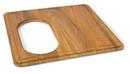 18-15/16 in. Stainless Steel and Wood Cutting Board