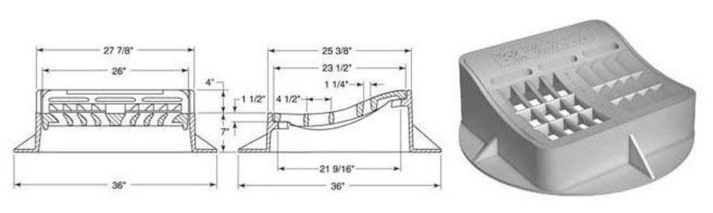 ROLL TYPE CURB INL 