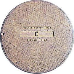 37-13/32 in. Cast Iron Manhole Frame