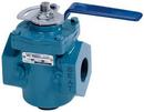 Val-Matic Valve Cast Iron 175 psi Flanged Gear Operator Plug Valve 