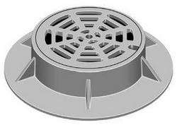 36 x 6 x 22-1/2 in. Type-D Cast Iron Catch Basin Grate