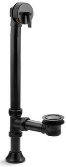 KOHLER Brushed Black Brass Trip Lever Drain 