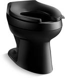 Elongated Toilet Bowl in Black Black