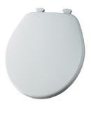 Church White Wood Round Closed Front Toilet Seat 