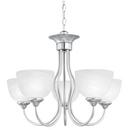 Thomas Lighting Brushed Nickel 100 W 5-Light Medium Chandelier 