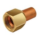 JB Industries 3 in. Female Flare x Solder 3000 psi  Brass Adapter 