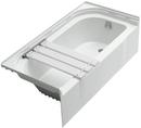 60 in. x 30 in. Soaker Alcove Bathtub with Right Drain in White