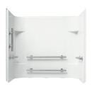 60 x 30 x 56-1/4 in. Tub & Shower Wall in White