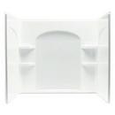 Sterling White 60 x 32 x 55-1/4 in. Tub & Shower Wall 