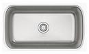 Sterling Luster Stainless Steel 31-13/16 x 18-1/2 in. Stainless Steel Single Bowl Undermount Kitchen Sink with Sound Dampening 