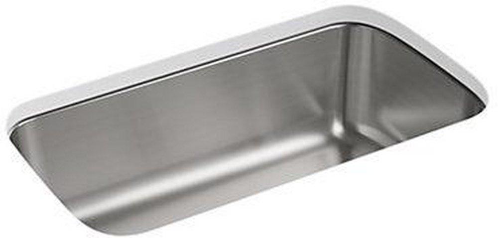 Edgewater® 33 x 22-Inch Stainless Steel 1-Hole Dual Mount Single-Bowl  Kitchen Sink