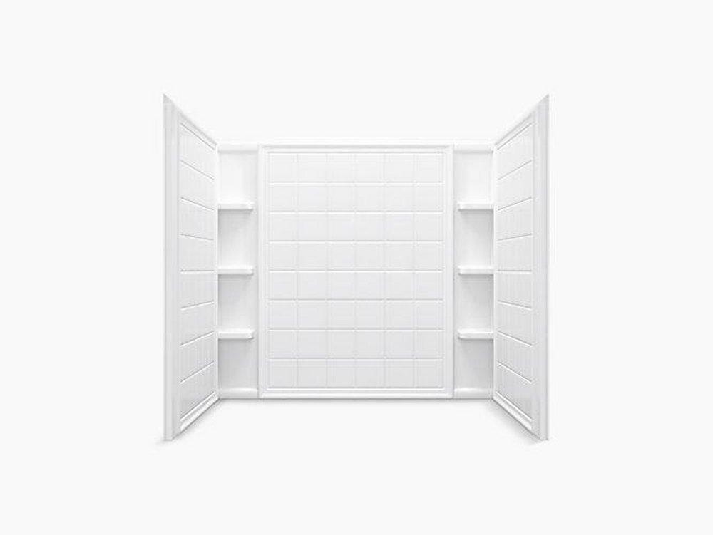 Sterling White 60 in. Shower Wall in White 