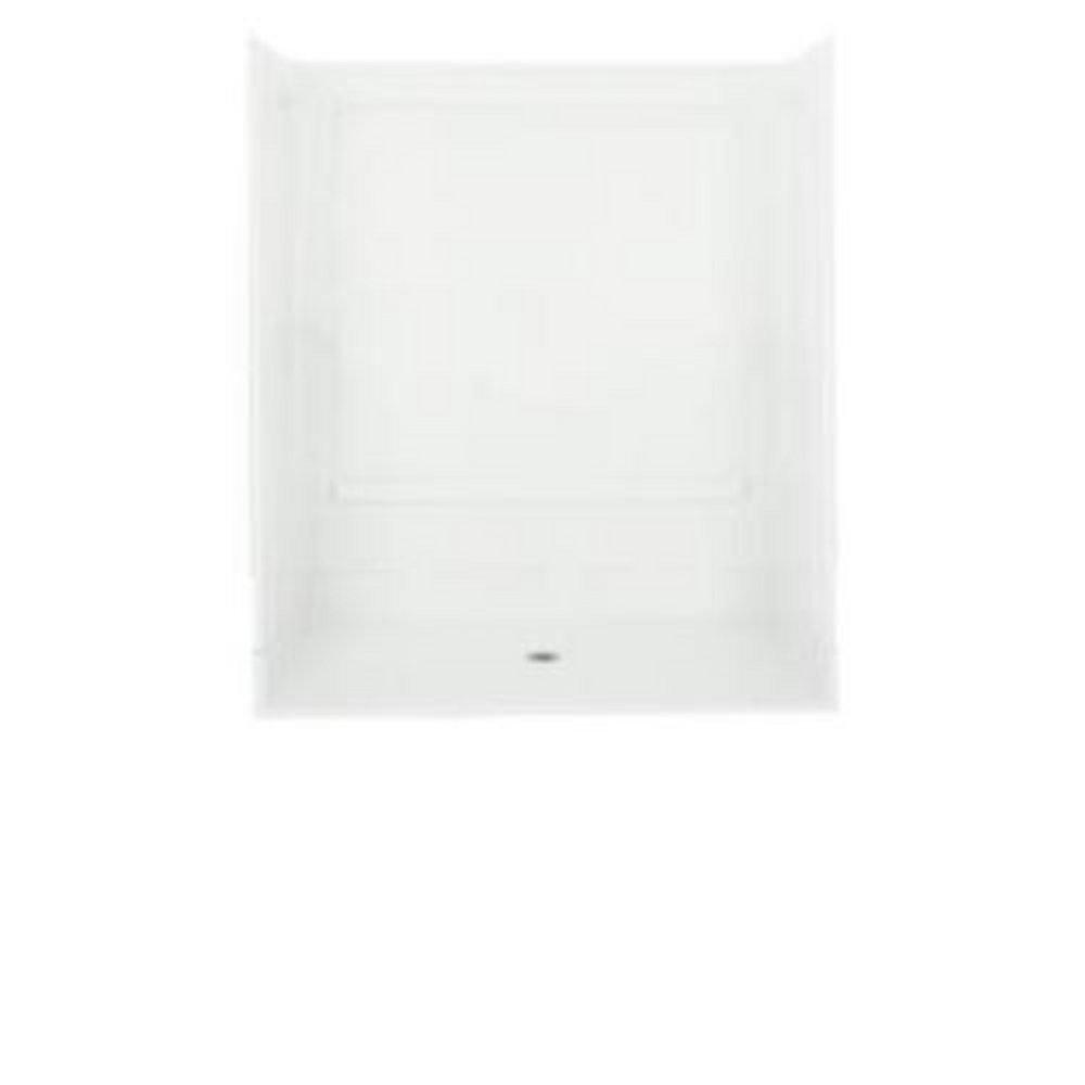 Sterling White 64-1/4 x 39-3/8 in. Transponder Shower Receptor 