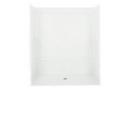 64-1/4 x 39-3/8 in. Transponder Shower Receptor with Center Drain in White