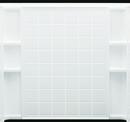 60 x 72-1/2 in. Shower Wall in White