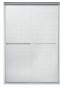 Sterling Silver 70-1/16 x 47-5/8 in. Frameless Sliding Shower Door 