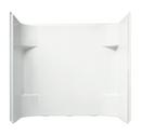 60 x 31-1/4 x 56-1/4 in. Tub & Shower Wall in White