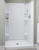 Sterling White 35-1/4 in. Shower Wall in White 