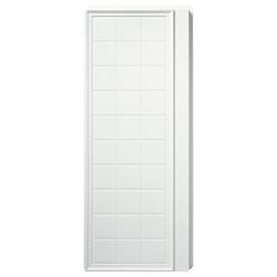 35-1/4 x 72-1/2 in. Shower End Wall in White