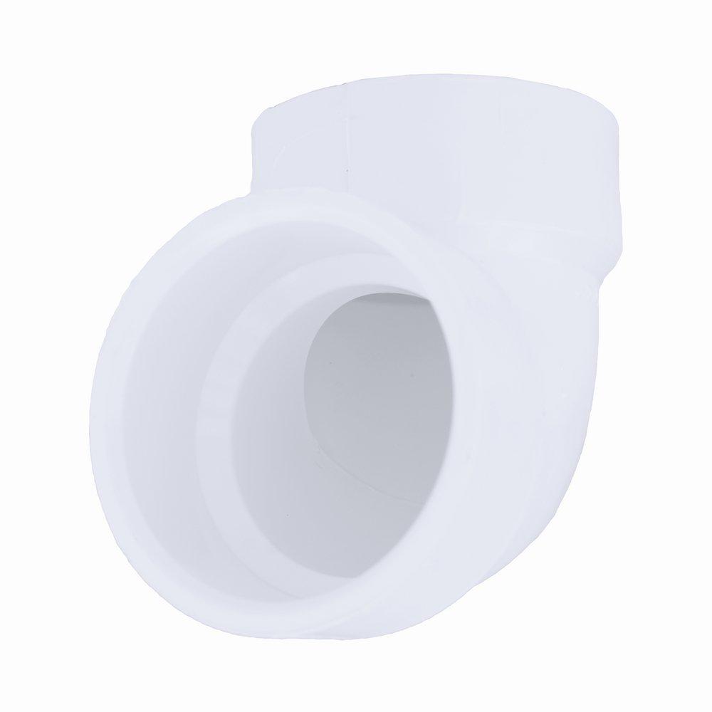 White PVC DWV 90&deg; Vent Elbow 
