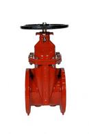 American Flow Control Flanged Ductile Iron Open Left Resilient Wedge Gate Valve with Bevel Gear 