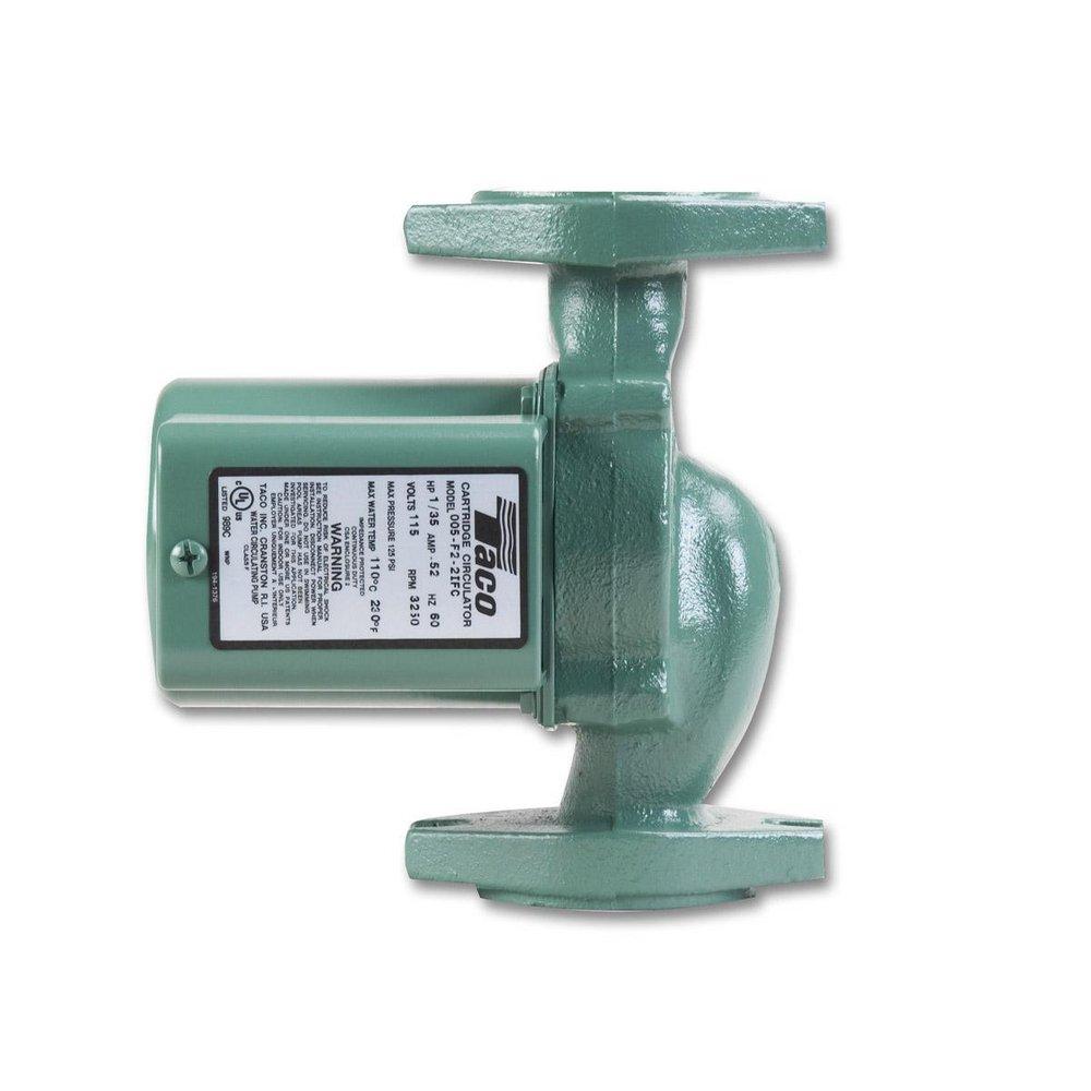 Taco 13.5 gpm Cast Iron Cartridge Circulator Integral Flow Check Valve 
