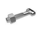 3/4 in. 316 Stainless Steel T-Head Bolt ant Nut in Blue 
