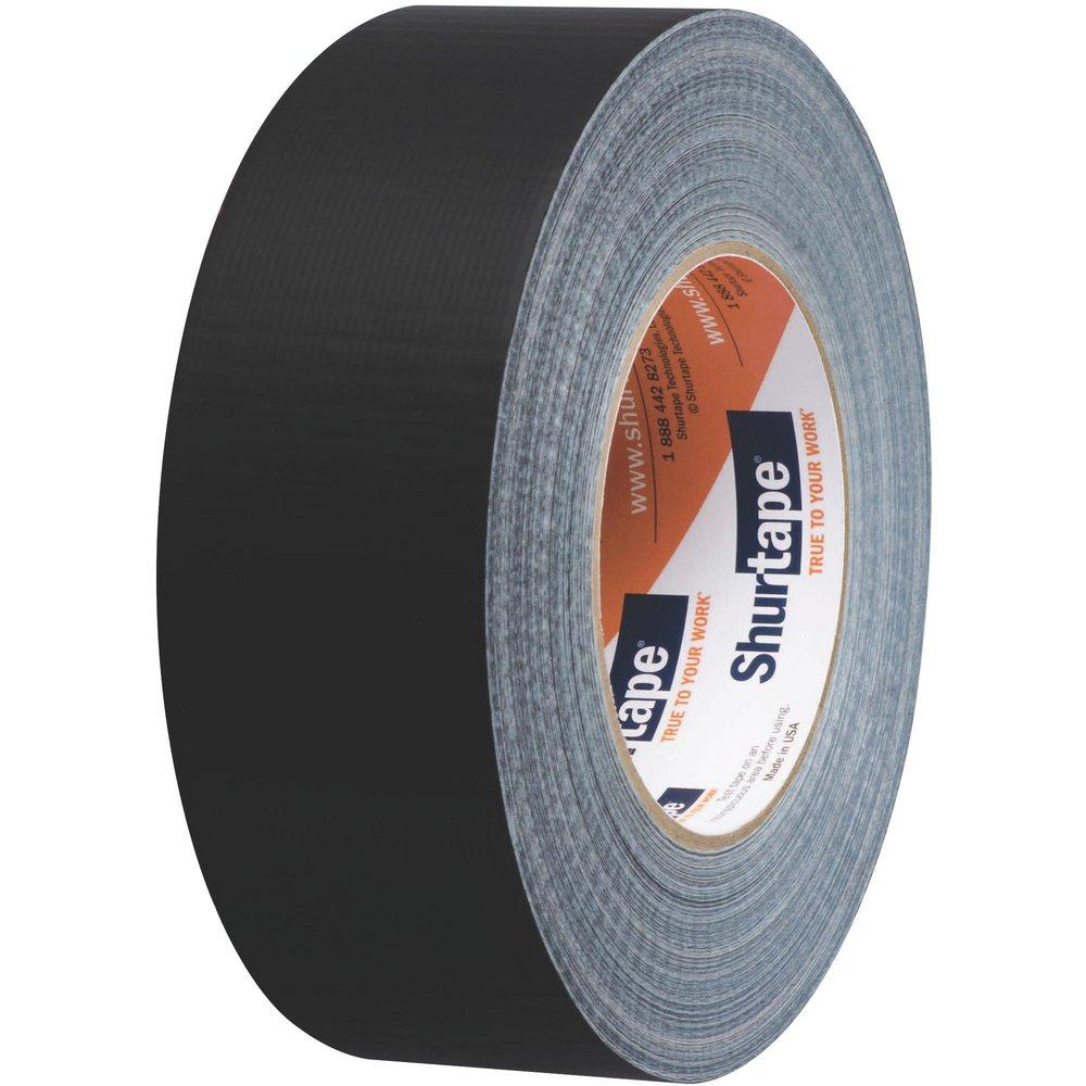 Shurtape Black 60 yd. Utility Grade Duct Tape 