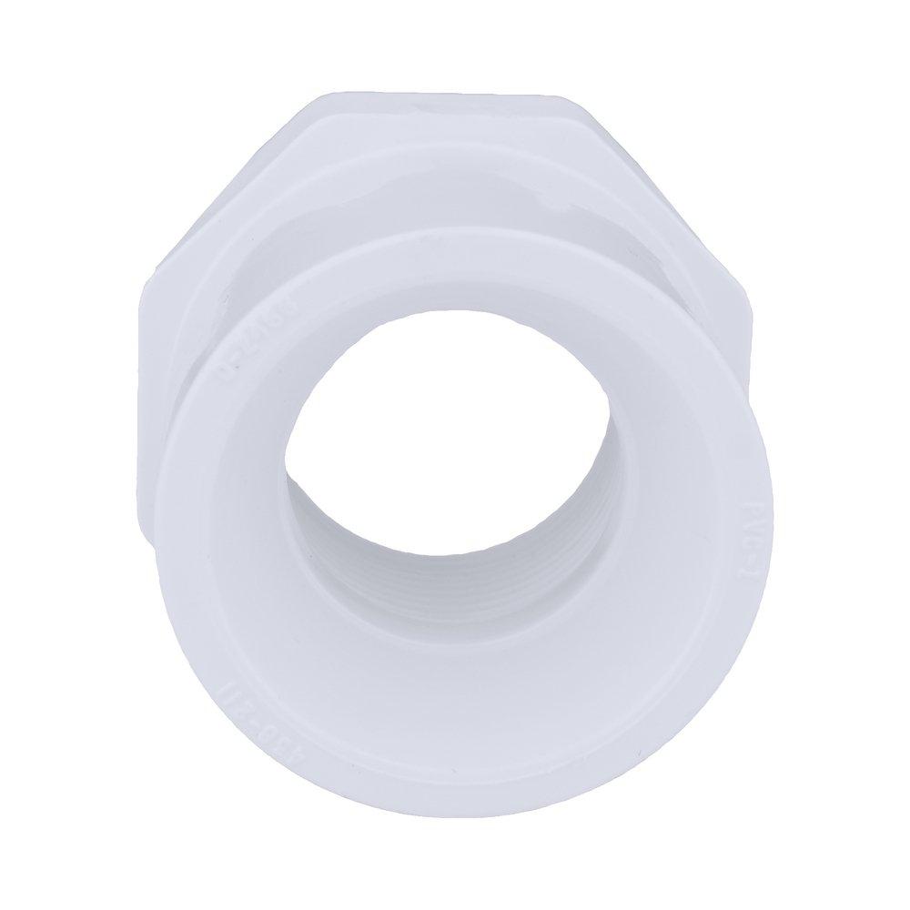 White Spigot x FIPT 40 Plastic Eccentric Bushing 