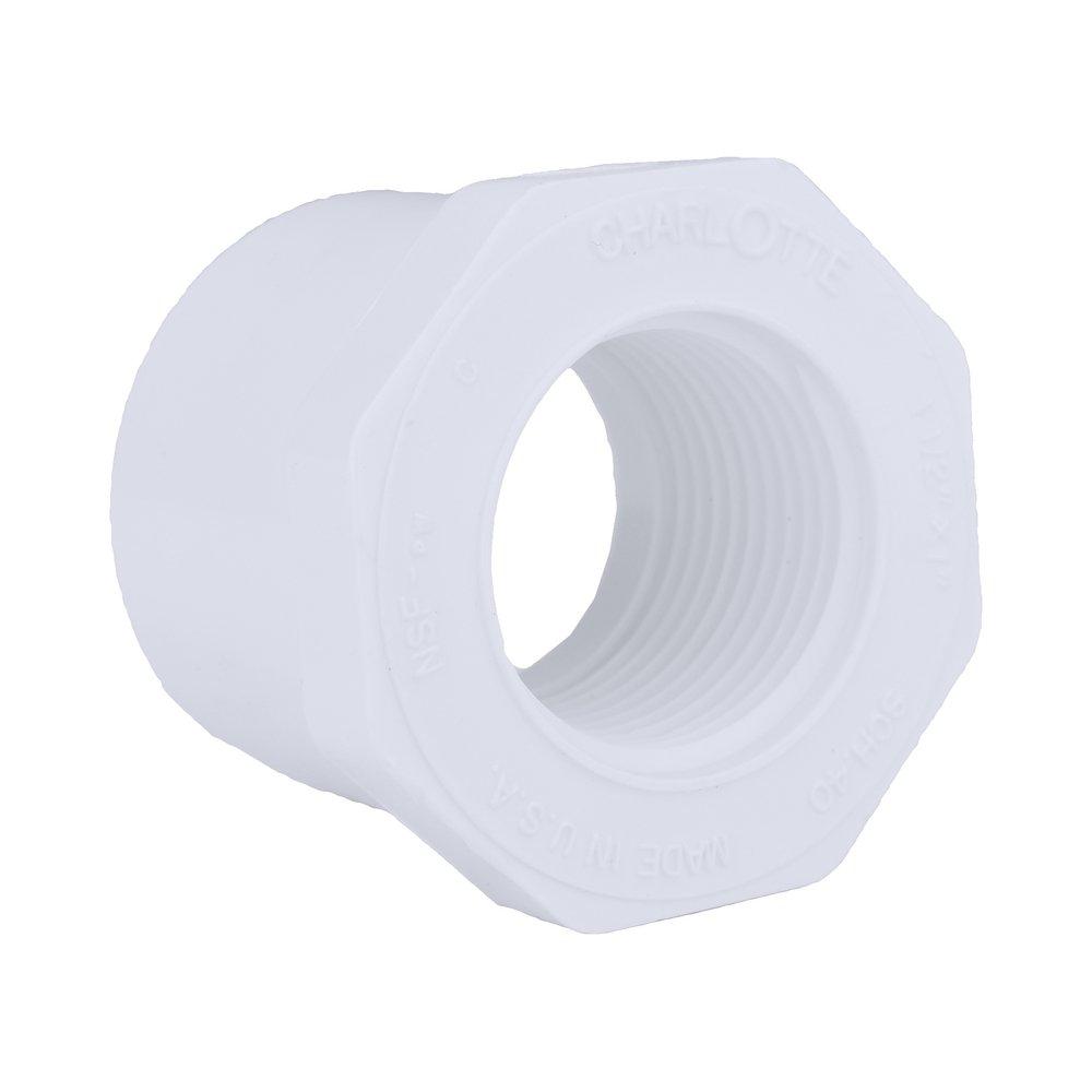 White Spigot x FIPT 40 Plastic Eccentric Bushing 