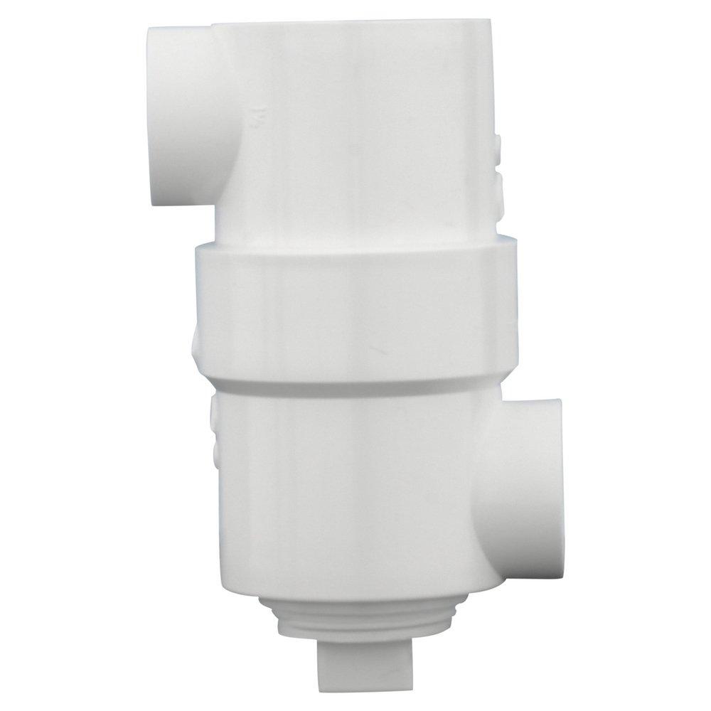 White PVC DWV Drum Trap 
