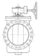 Val-Matic Valve Cast Iron 175 psi Flanged Gear Operator Plug Valve 