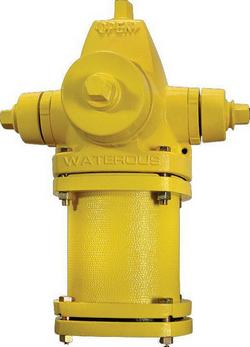 Yellow 6 ft. 6 in. Mechanical Joint Assembled Fire Hydrant