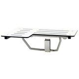 Bobrick Antique White 33 in. Reversible Shower Seat 