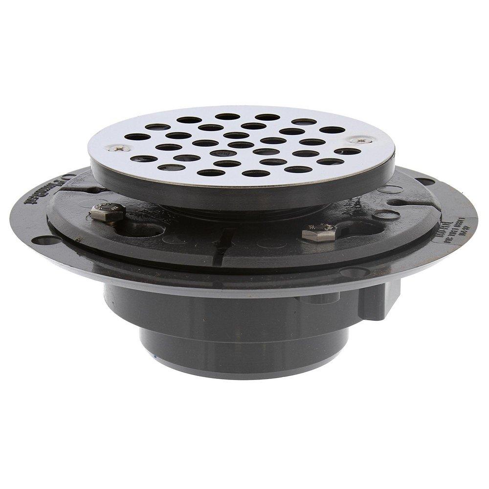 Jones Stephens Push On PVC Stainless Steel Shower Drain 
